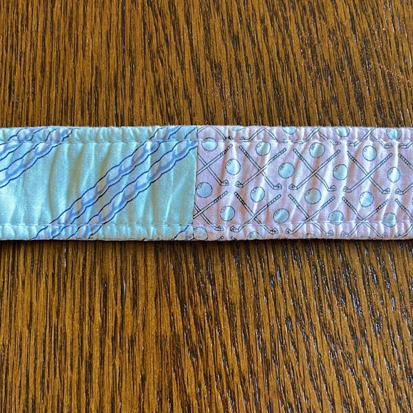 Vineyard Vines Patchwork Fabric Ring Belt-Size Medium - Picture 8 of 10